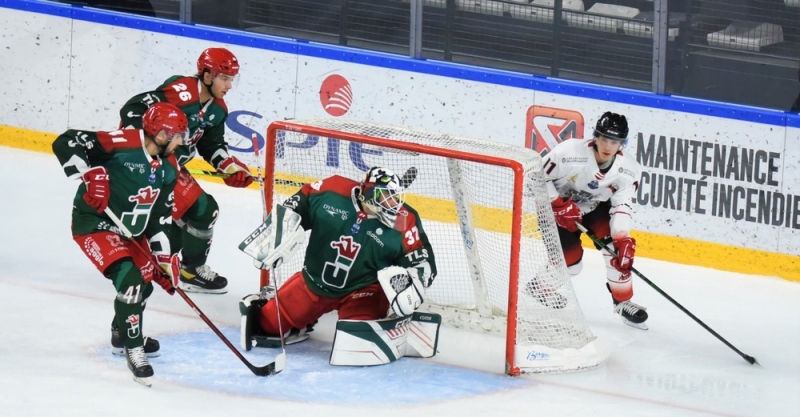 Photo hockey Ligue Magnus - Ligue Magnus : 5ème journée : Cergy-Pontoise vs Nice - Les Aigles surprennent les Jokers