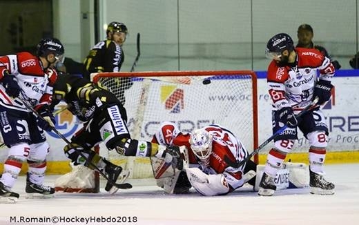 Photo hockey Ligue Magnus - Ligue Magnus : 5ème journée : Rouen vs Angers  - Un Dragon malmené mais vainqueur
