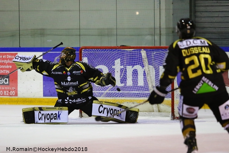 Photo hockey Ligue Magnus - Ligue Magnus : 5ème journée : Rouen vs Angers  - Un Dragon malmené mais vainqueur