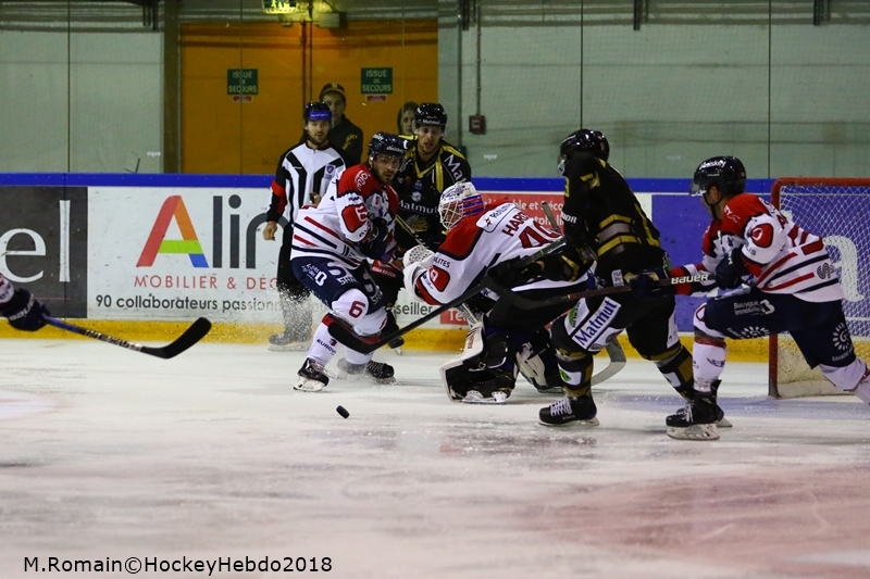 Photo hockey Ligue Magnus - Ligue Magnus : 5ème journée : Rouen vs Angers  - Un Dragon malmené mais vainqueur