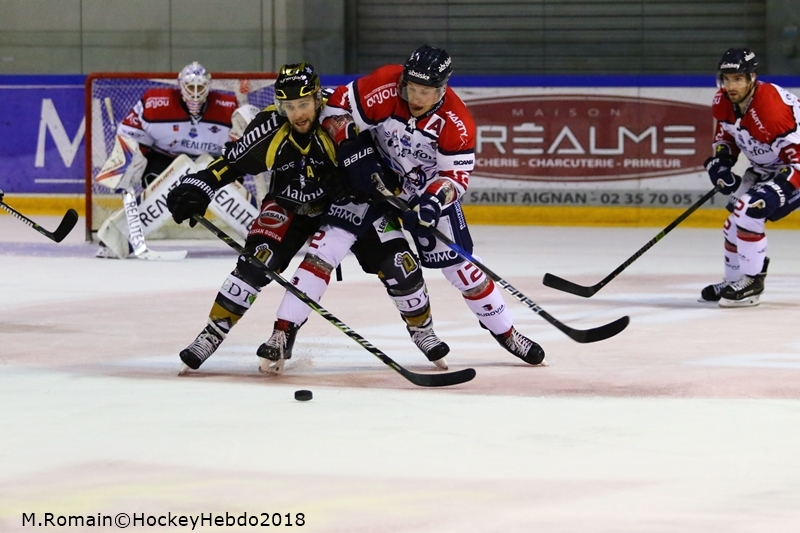 Photo hockey Ligue Magnus - Ligue Magnus : 5ème journée : Rouen vs Angers  - Un Dragon malmené mais vainqueur