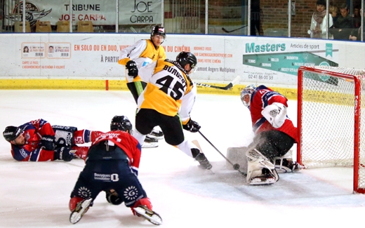 Photo hockey Ligue Magnus - Ligue Magnus : 5ème journée : Angers  vs Strasbourg  - Les Ducs s\