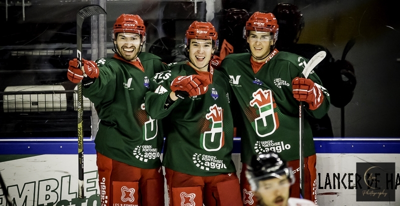 Photo hockey Ligue Magnus - Ligue Magnus : 6ème journée : Cergy-Pontoise vs Nice - Victoire avec les tripes pour Cergy