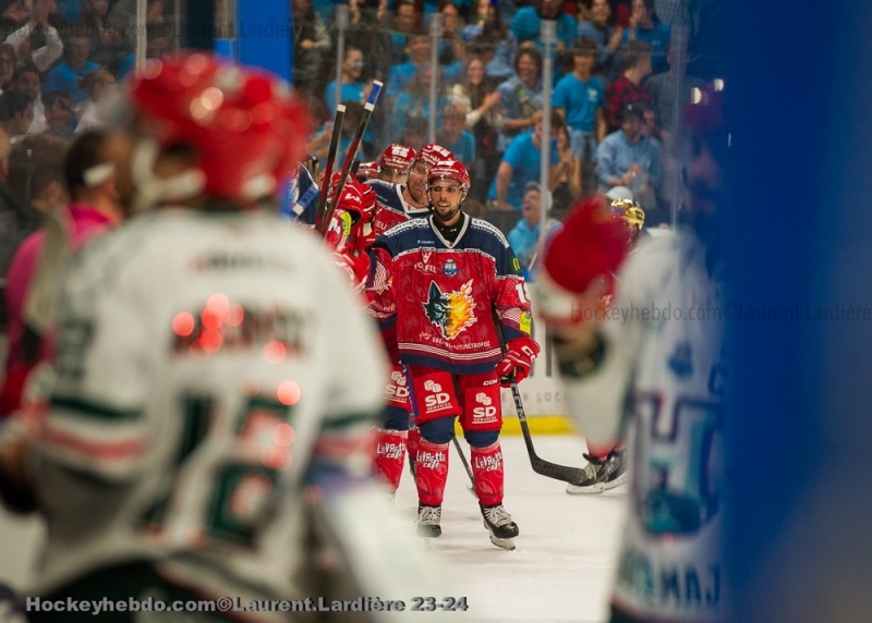Photo hockey Ligue Magnus - Ligue Magnus : 6ème journée : Grenoble  vs Anglet - Grenoble solide défensivement face à Anglet
