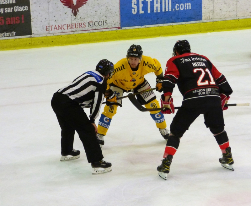 Photo hockey Ligue Magnus - Ligue Magnus : 6ème journée : Nice vs Rouen - LM : Rouen s’impose au finish