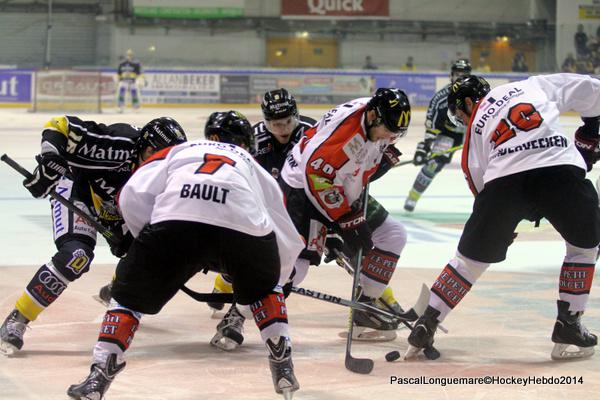 Photo hockey Ligue Magnus - Ligue Magnus : 6ème journée : Rouen vs Amiens  - LM : Un derby tout feu tout flamme.