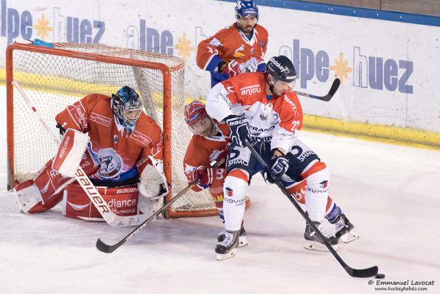 Photo hockey Ligue Magnus - Ligue Magnus : 7ème journée : Lyon vs Angers  - LM : Lyon continue sur sa mauvaise série 