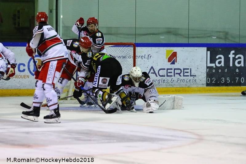 Photo hockey Ligue Magnus - Ligue Magnus : 7ème journée : Rouen vs Anglet - Rouen s’en sort bien