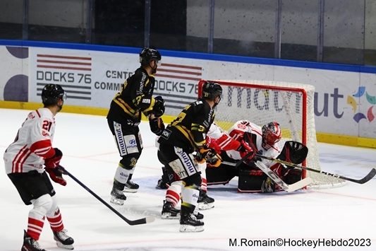 Photo hockey Ligue Magnus - Ligue Magnus : 7ème journée : Rouen vs Nice - Les Dragons poursuivent leur invincibilité