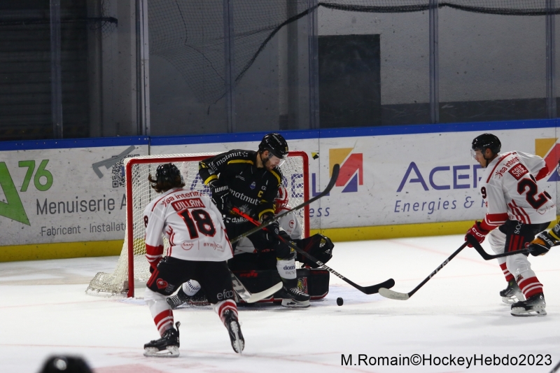 Photo hockey Ligue Magnus - Ligue Magnus : 7ème journée : Rouen vs Nice - Les Dragons poursuivent leur invincibilité