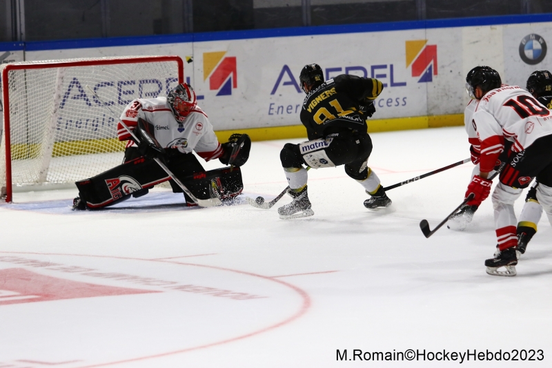 Photo hockey Ligue Magnus - Ligue Magnus : 7ème journée : Rouen vs Nice - Les Dragons poursuivent leur invincibilité