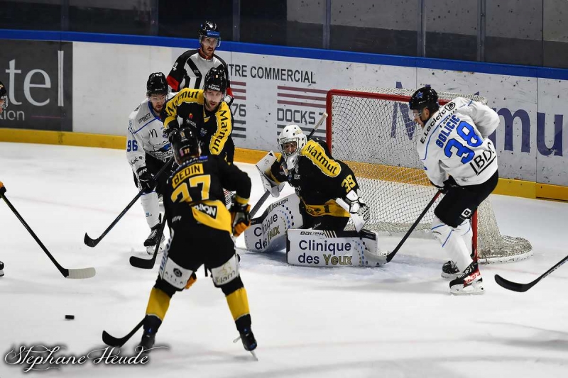 Photo hockey Ligue Magnus - Ligue Magnus : 8ème journée  : Rouen vs Gap  - Les dragons tombent le leader.