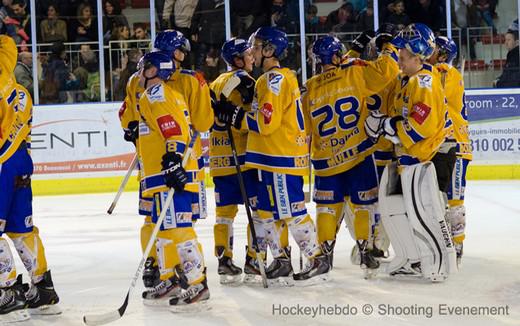 Photo hockey Ligue Magnus - Ligue Magnus : 8ème journée : Angers  vs Dijon  - Combat de Ducs