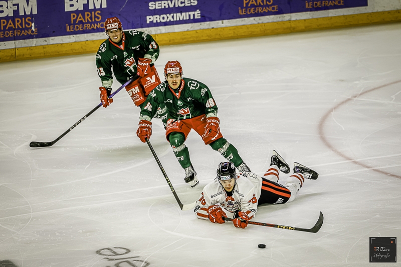 Photo hockey Ligue Magnus - Ligue Magnus : 8ème journée : Cergy-Pontoise vs Nice - Les Jokers confirment face aux Aigles