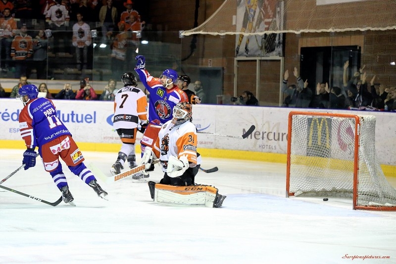 Photo hockey Ligue Magnus - Ligue Magnus : 8ème journée : Mulhouse vs Epinal  - Si près du but…