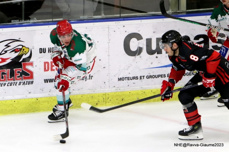 Photo hockey Ligue Magnus - Ligue Magnus : 8ème journée : Nice vs Anglet - Un festival offensif
