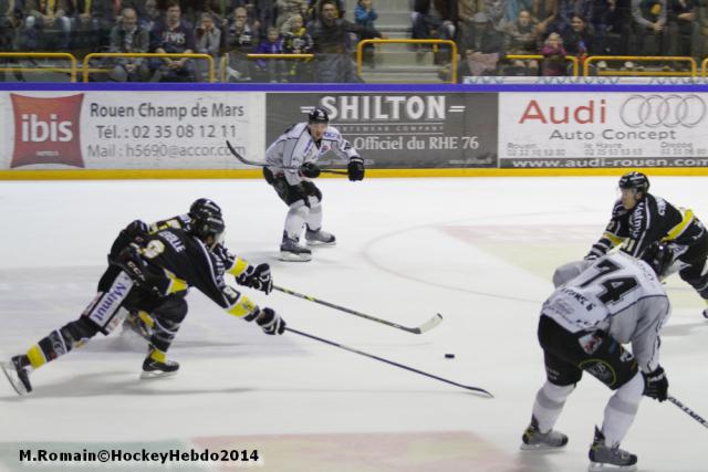 Photo hockey Ligue Magnus - Ligue Magnus : 8ème journée : Rouen vs Brest  - Rouen a deux visages