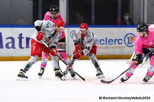 Photo hockey Ligue Magnus - Ligue Magnus : 8ème journée : Rouen vs Cergy-Pontoise - LM : Rouen conforte sa place de leader