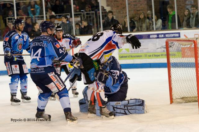 Photo hockey Ligue Magnus - Ligue Magnus : 9ème journée : Angers  vs Caen  - Angers: score logique...