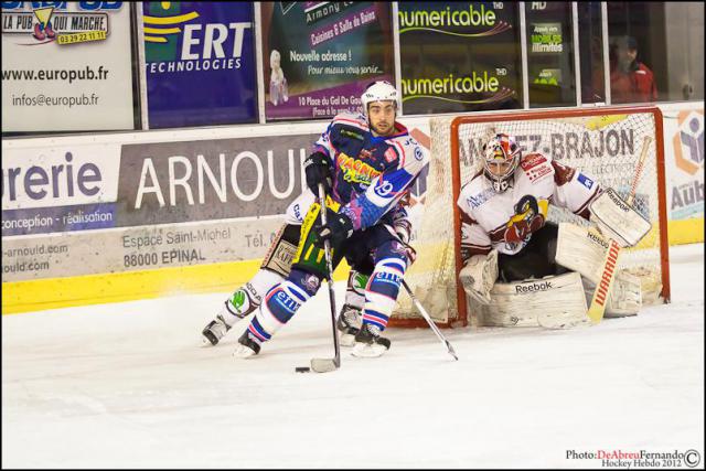 Photo hockey Ligue Magnus - Ligue Magnus : 9ème journée : Epinal  vs Morzine-Avoriaz - Les Dauphins respirent 