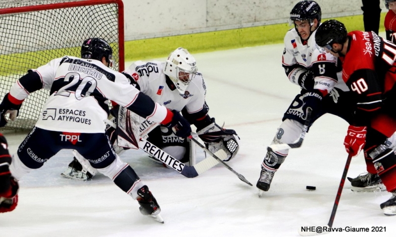 Photo hockey Ligue Magnus - Ligue Magnus : 9ème journée : Nice vs Angers  - Les Ducs enchaînent chez les Aigles