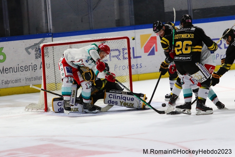Photo hockey Ligue Magnus - Ligue Magnus : 9ème journée : Rouen vs Anglet - Les Dragons enchainent sans convaincre.