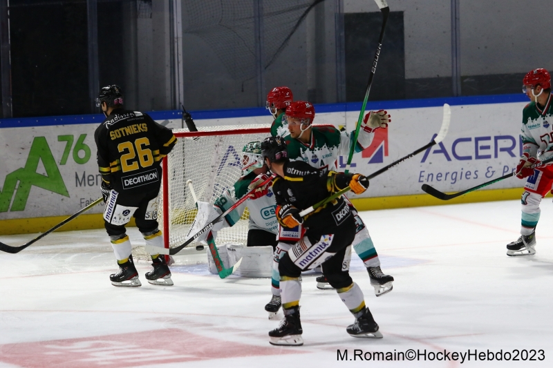Photo hockey Ligue Magnus - Ligue Magnus : 9ème journée : Rouen vs Anglet - Les Dragons enchainent sans convaincre.