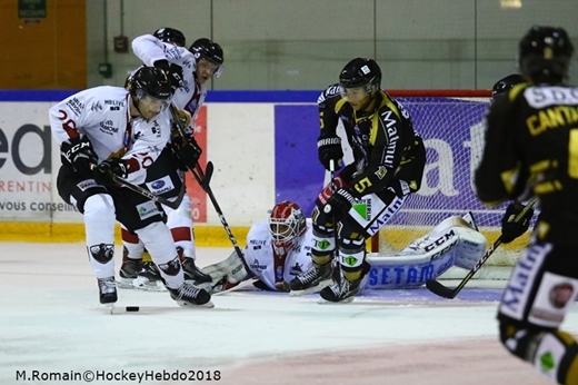Photo hockey Ligue Magnus - Ligue Magnus : 9ème journée : Rouen vs Chamonix  - Pas de décompression