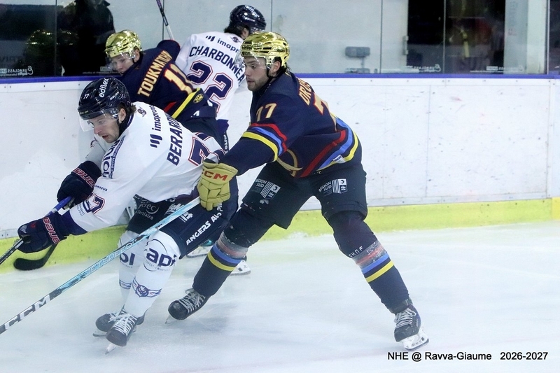 Photo hockey Ligue Magnus - Ligue Magnus : 9ème journée  : Nice vs Angers  - Nice renverse Angers et renoue avec la victoire