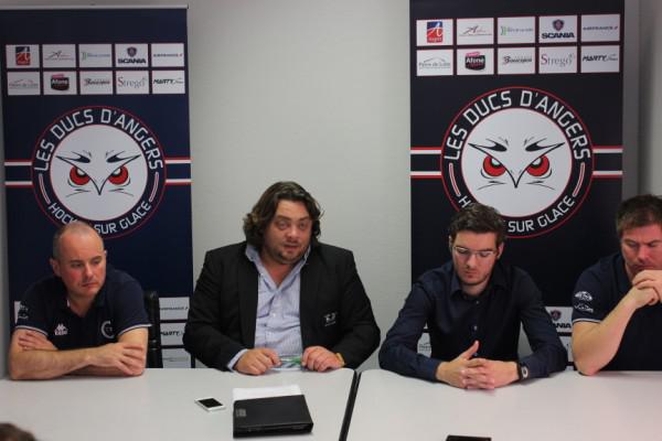 Photo hockey Ligue Magnus - Ligue Magnus : Angers  (Les Ducs) - Angers : la conférence de presse