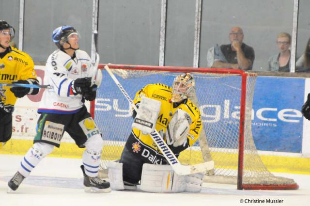 Photo hockey Ligue Magnus - Ligue Magnus : Caen  (Les Drakkars) - Les Dragons débutent bien