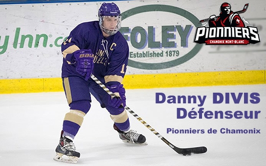 Photo hockey Ligue Magnus - Ligue Magnus : Chamonix  (Les Pionniers) - Chamonix : Danny Divis : « Je donnerai tout pour l’équipe ! »
