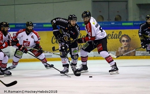 Photo hockey Ligue Magnus - Ligue Magnus : demi-finale, match 2 : Rouen vs Amiens  - Les Dragons égalisent