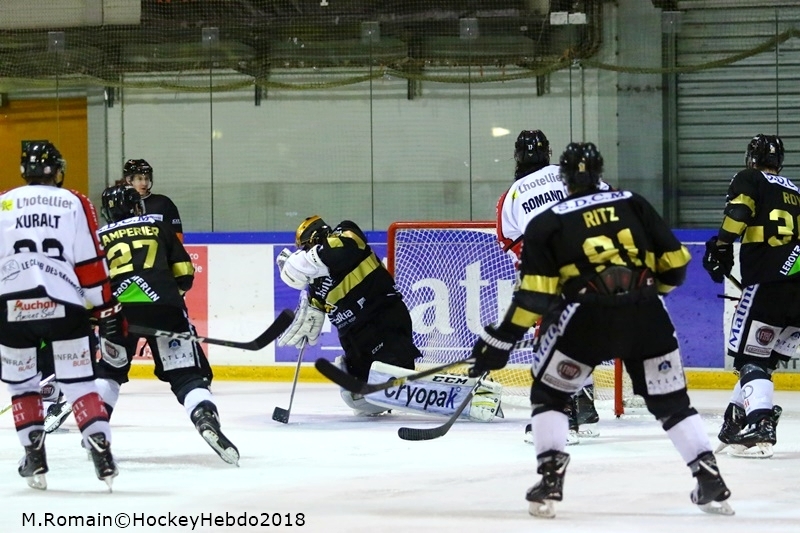 Photo hockey Ligue Magnus - Ligue Magnus : demi-finale, match 2 : Rouen vs Amiens  - Les Dragons égalisent