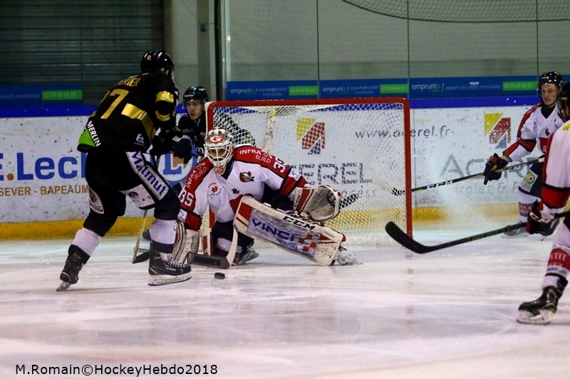 Photo hockey Ligue Magnus - Ligue Magnus : demi-finale, match 2 : Rouen vs Amiens  - Les Dragons égalisent