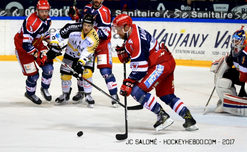 Photo hockey Ligue Magnus - Ligue Magnus : demi-finale, match 5 : Grenoble  vs Rouen - LM : Grenoble prend une sérieuse option