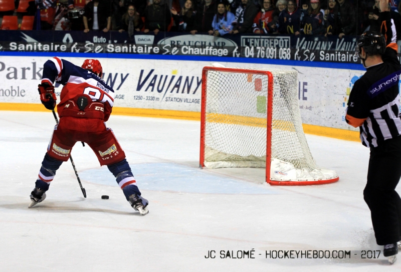 Photo hockey Ligue Magnus - Ligue Magnus : demi-finale, match 5 : Grenoble  vs Rouen - LM : Grenoble prend une sérieuse option