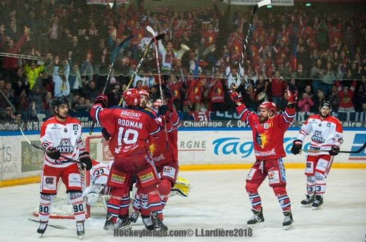 Photo hockey Ligue Magnus - Ligue Magnus : demi-finale, match 7 : Grenoble  vs Bordeaux - 7 fois c’est fait