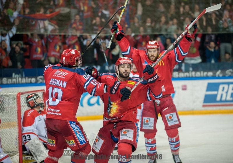 Photo hockey Ligue Magnus - Ligue Magnus : demi-finale, match 7 : Grenoble  vs Bordeaux - 7 fois c’est fait