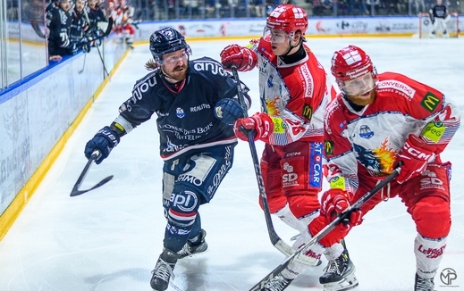 Photo hockey Ligue Magnus - Ligue Magnus - Finale - Match 3 : Angers  vs Grenoble  - Grenoble à un match du titre !