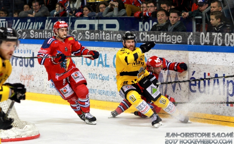 Photo hockey Ligue Magnus - Ligue Magnus : finale, match 2 : Grenoble  vs Rouen - Des Brûleurs De Loups impuissants !