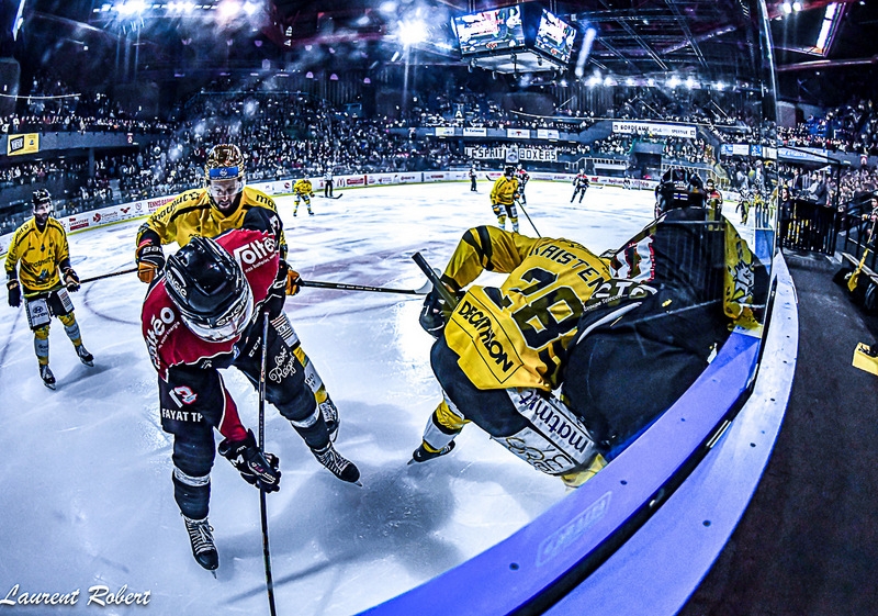 Photo hockey Ligue Magnus - Ligue Magnus - Finale match 4 : Bordeaux vs Rouen - Les Dragons arrachent le quatrième match en prolongation !