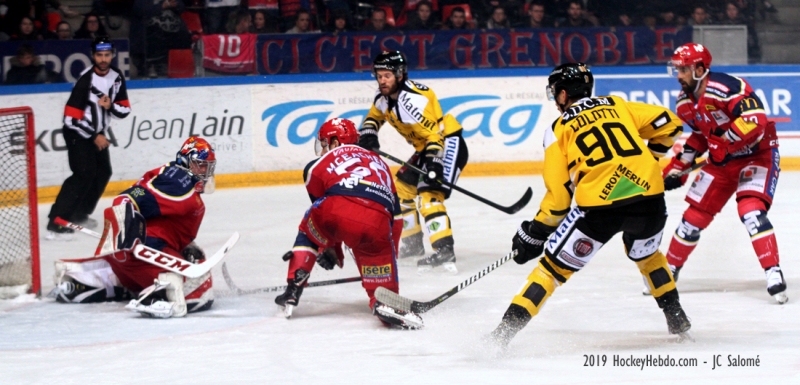 Photo hockey Ligue Magnus - Ligue Magnus - Finale match 4 : Grenoble  vs Rouen - M4 : Tout reste à faire dans cette finale !