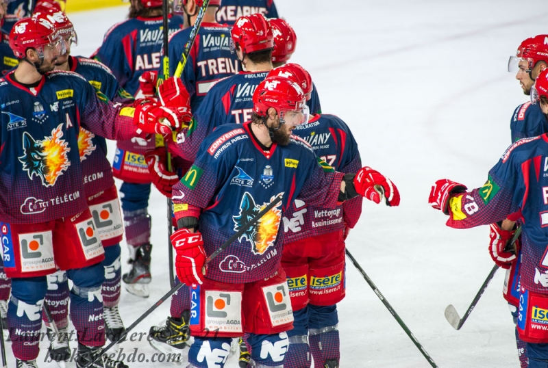 Photo hockey Ligue Magnus - Ligue Magnus : Grenoble  (Les Brûleurs de Loups) - Grenoble reprend par un match amical