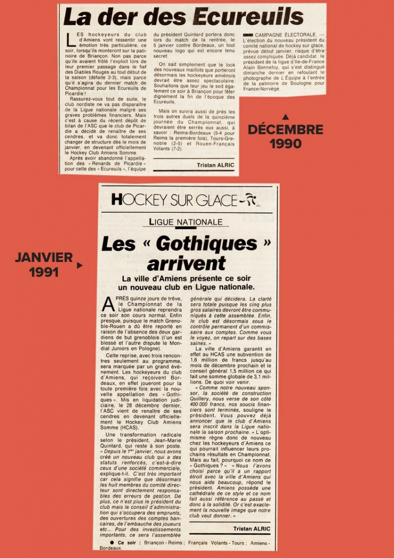 Photo hockey Ligue Magnus - Ligue Magnus - IL Y A 30 ANS : L’INCROYABLE REPÊCHAGE D’AMIENS  