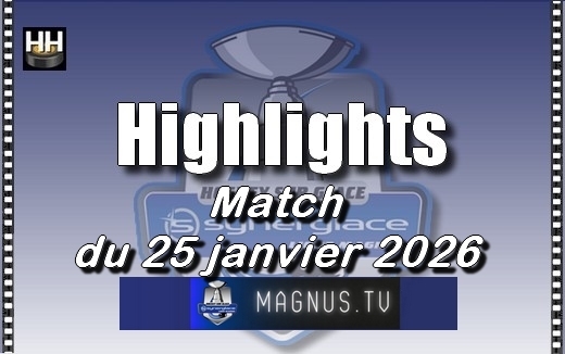 Photo hockey Ligue Magnus - Ligue Magnus - LM - Vidéos : Les moments forts de la journée du 25 janvier 2026