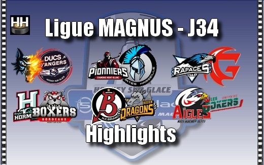 Photo hockey Ligue Magnus - Ligue Magnus - MAGNUS - Retour sur la 34ème journée