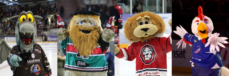 Photo hockey Ligue Magnus - Ligue Magnus - NOS MASCOTTES « BRISENT LA GLACE » !