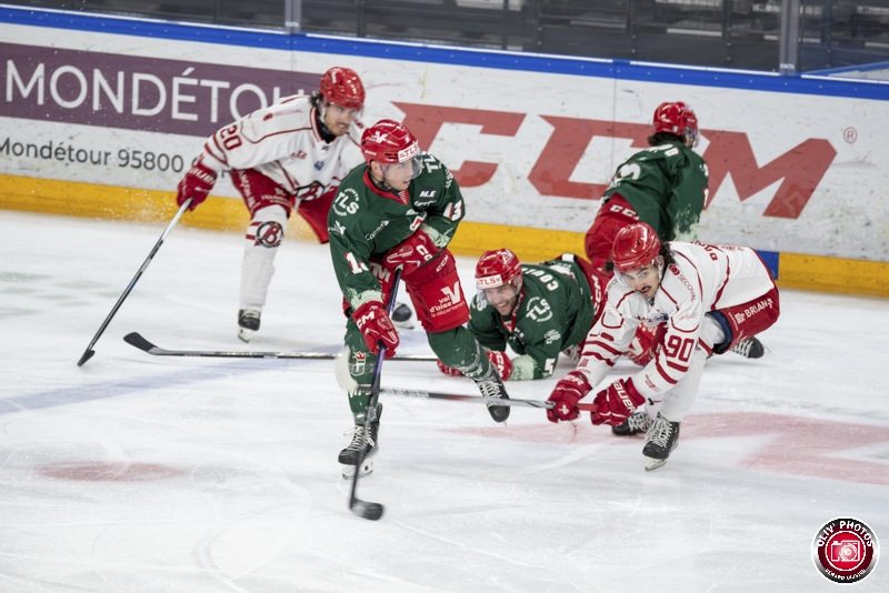 Photo hockey Ligue Magnus - Ligue Magnus - Poule de Maintien - J2 : Cergy-Pontoise vs Briançon  - Maintien : Les Jokers font grise mine