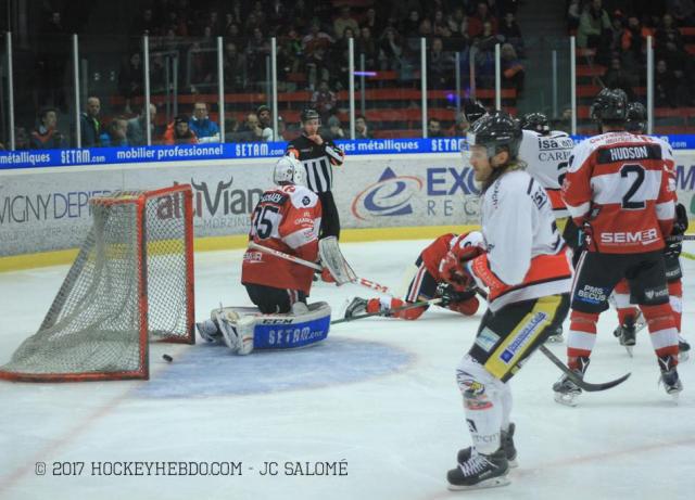 Photo hockey Ligue Magnus - Ligue Magnus : poule de maintien, 1ère journée : Chamonix / Morzine vs Nice - LM : Nice célèbre, Chamonix-Morzine végète !